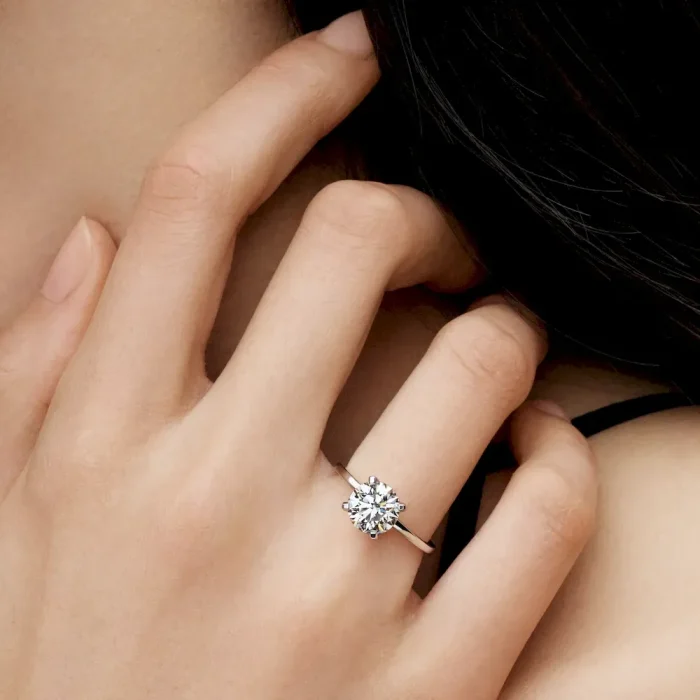 Pandora Era 14k White Gold Lab-grown Diamond Ring - Image 3