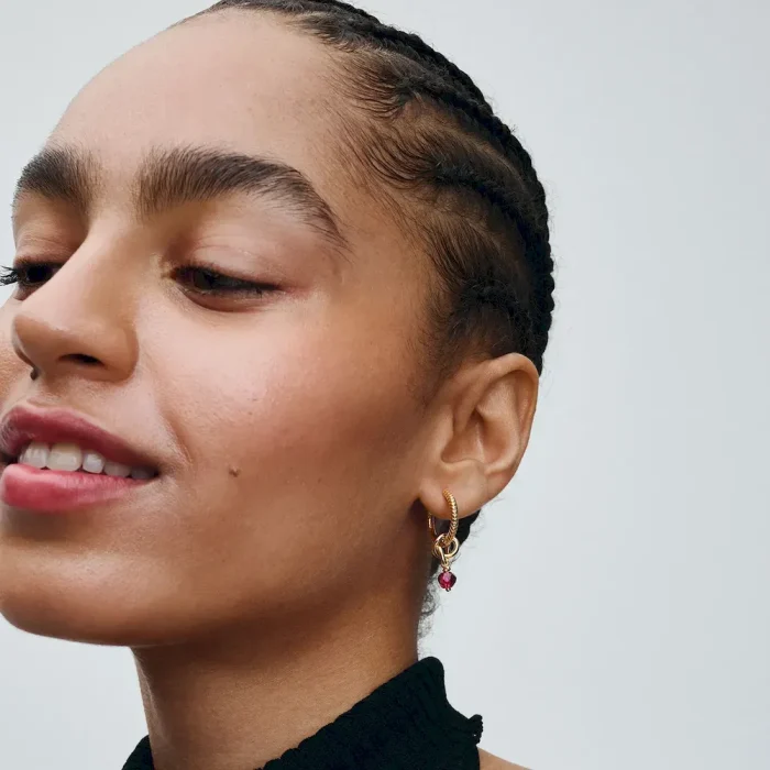 July Engravable Dangle Charm Necklace Set - Image 5