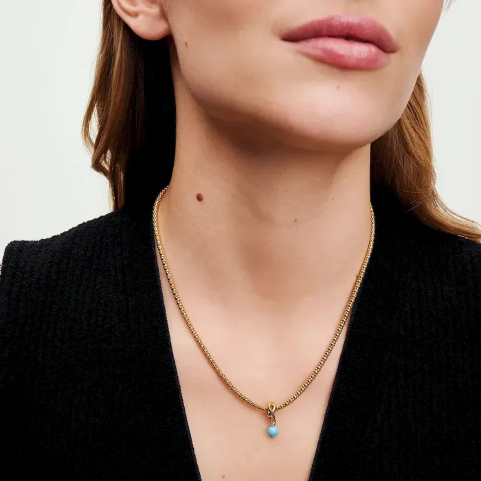 December Engravable Dangle Charm Necklace Set - Image 5