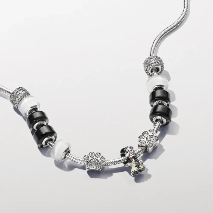 White Mini Murano Glass Charm - Image 9