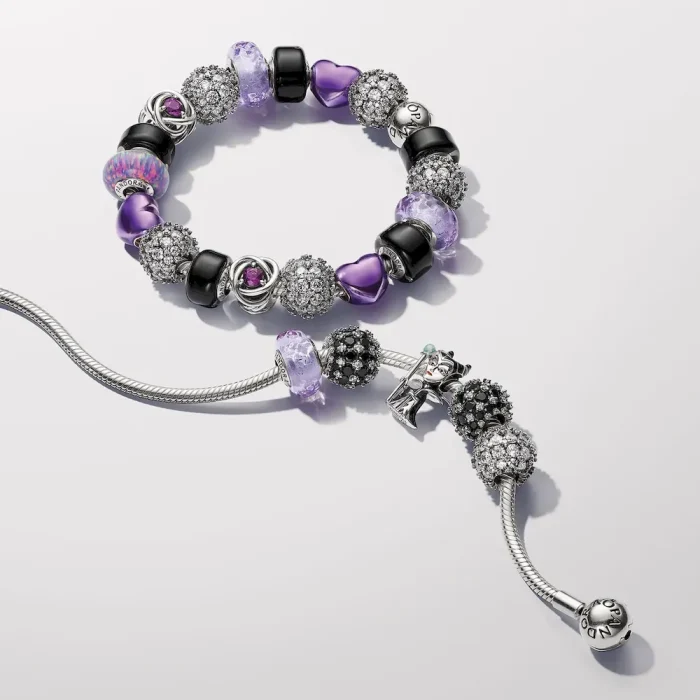 Black Mini Murano Glass Charm - Image 7