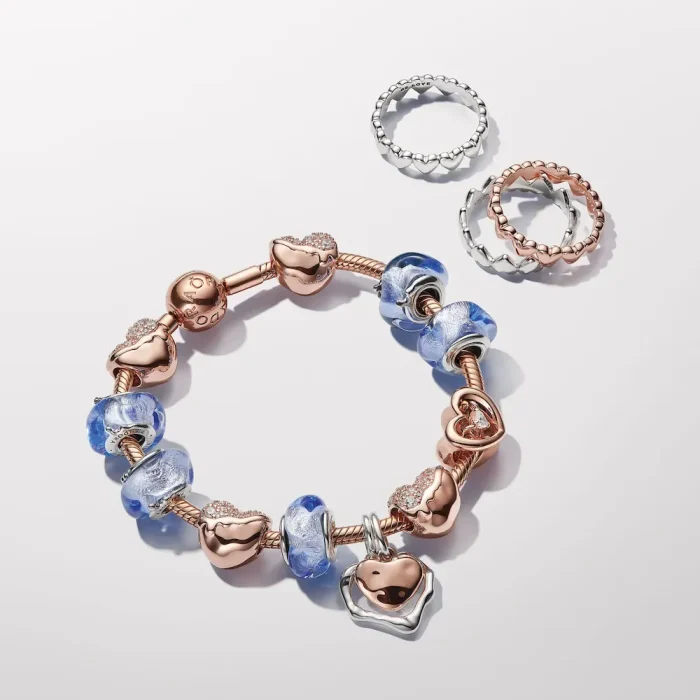 Row of Hearts Ring - Image 7