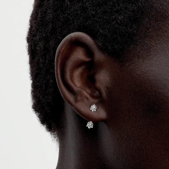 Pandora Nova Sterling Silver Lab-grown Diamond Stud Drop Jacket Earrings - Image 3