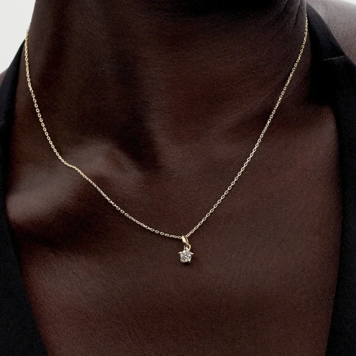 Pandora Talisman 14k Gold Lab-grown Diamond Star Pendant - Image 3