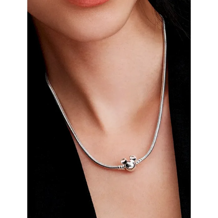 Disney Mickey Mouse Snake Chain Necklace - Image 2