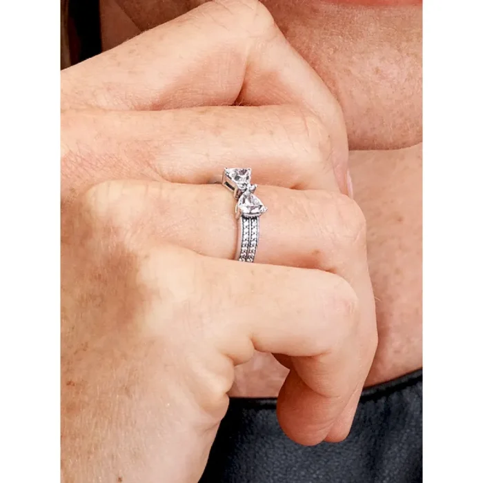 Sparkling Bow Ring Set - Image 4
