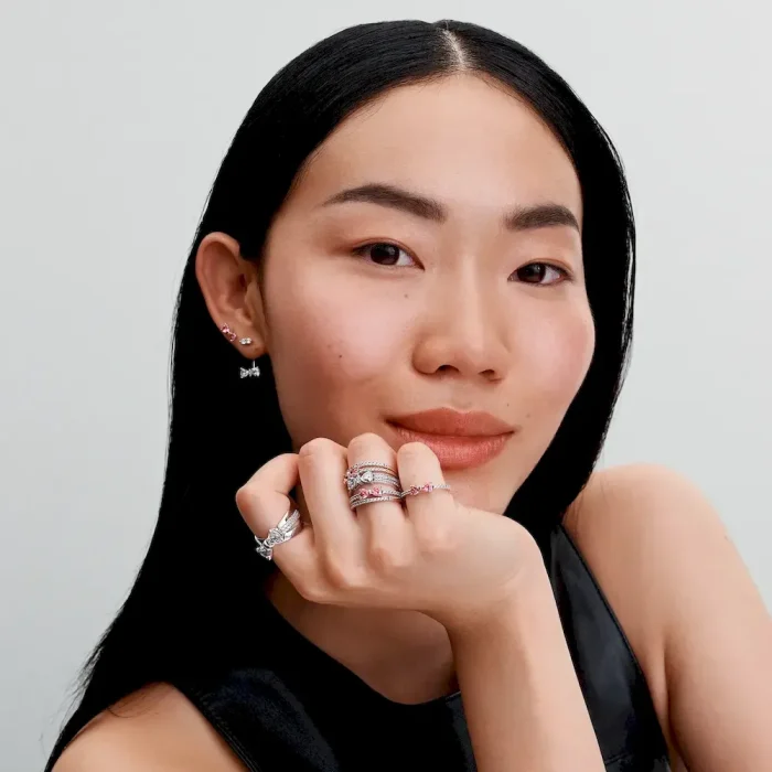 Sparkling Bow Ring Set - Image 12