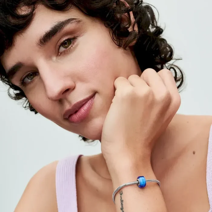 Blue Mini Murano Glass Charm - Image 3