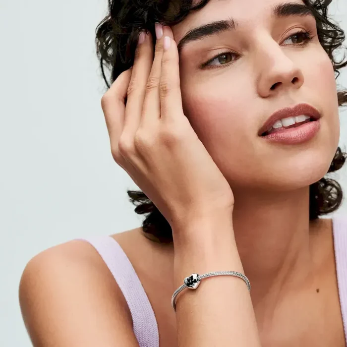 FINAL SALE - Disney Mickey Mouse & Minnie Mouse Heart Charm - Image 2