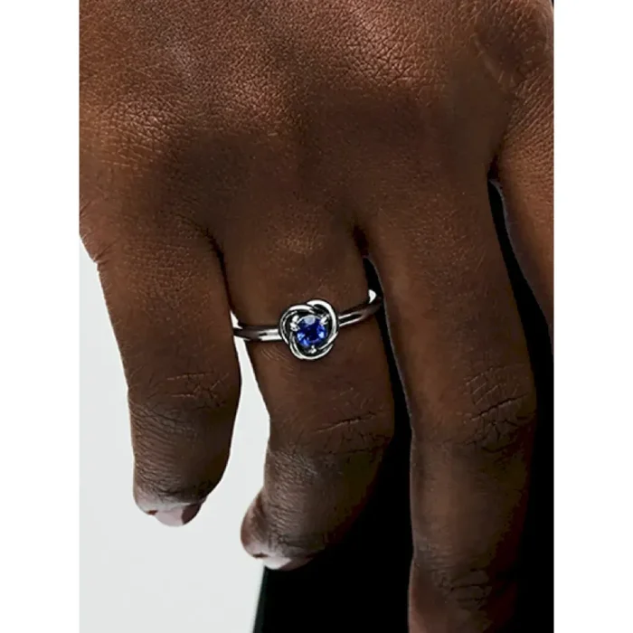 September Birthstone Eternity Circle Ring - Image 2