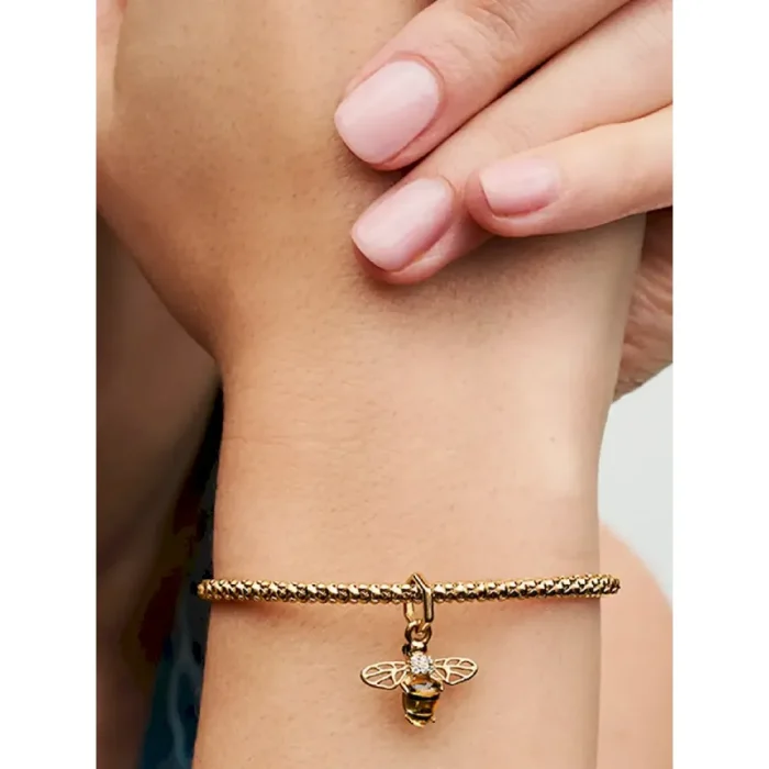 Sparkling Bee Charm Bracelet Set - Image 4