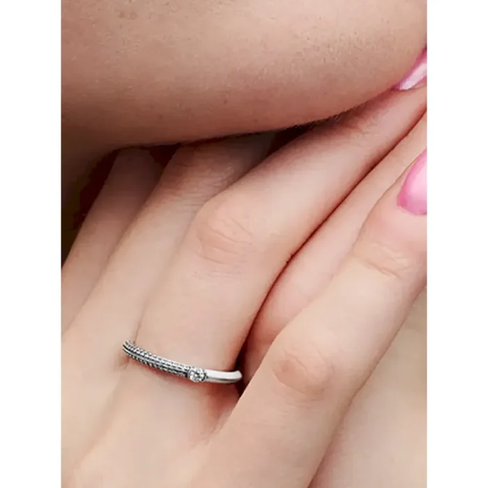 Pandora ME Pavé & White Dual Ring - Image 2