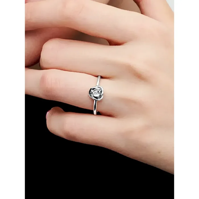 April Birthstone Eternity Circle Ring - Image 2