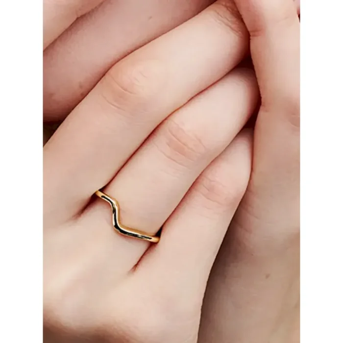 Polished Wave Ring - Image 2