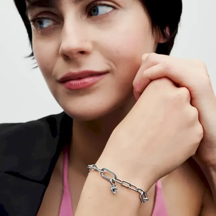 Pandora ME Keyhole Heart Mini Dangle Charm - Image 3