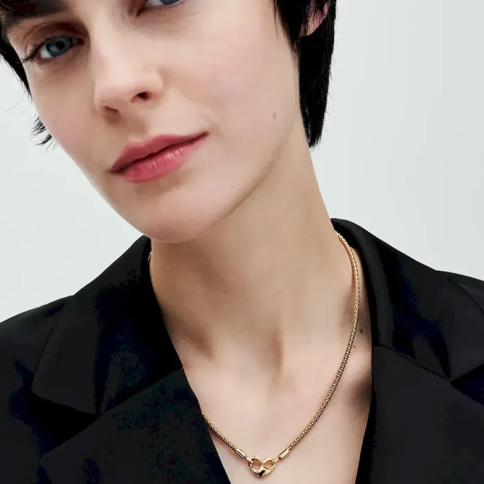 Studded Chain Necklace - Image 5