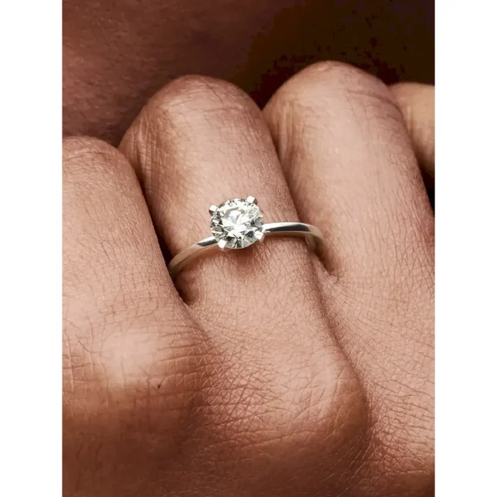 Pandora Era 14k White Gold Lab-grown Diamond Ring - Image 3