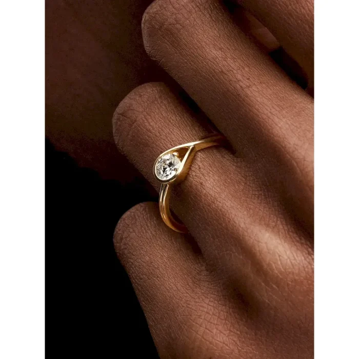 Pandora Infinite 14k Gold Lab-grown Diamond Ring - Image 3